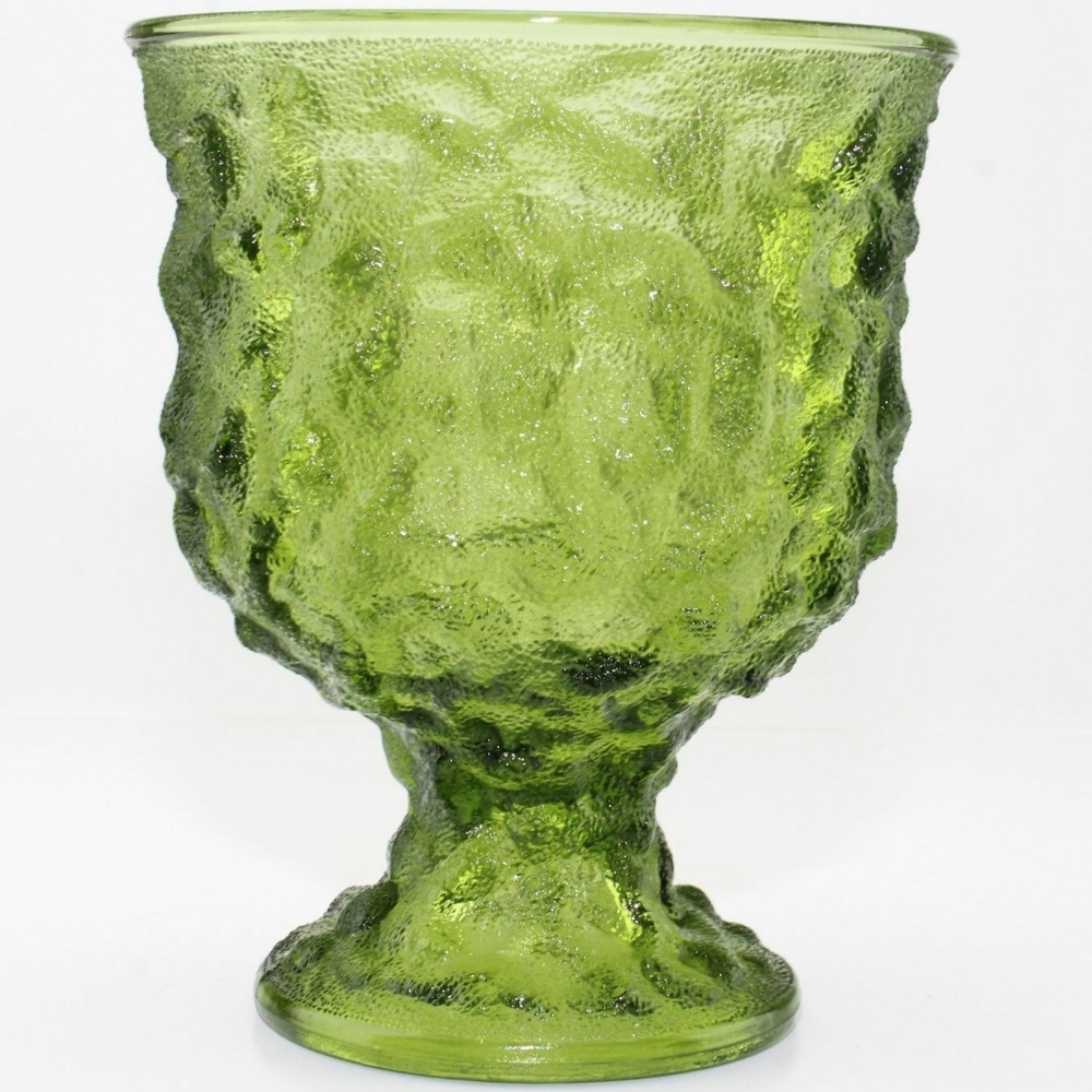 E.O. Brody Emerald Glass Vase